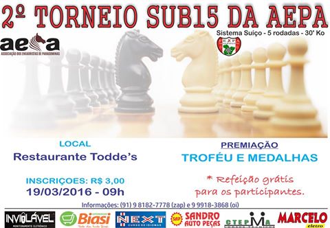 2º TORNEIO SUB-15 DA AEPA –&nbsp;PARAGOMINAS/PA