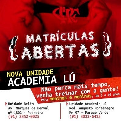 Escolinha do Flamengo –&nbsp;Belém/PA