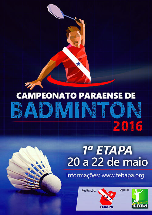 CAMPEONATO PARAENSE DE BADMINTON 2016 – 1ª&nbsp;ETAPA
