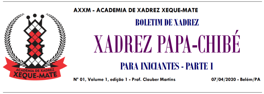 BOLETIM DE XADREZ PAPA-CHIBÉ&nbsp;01