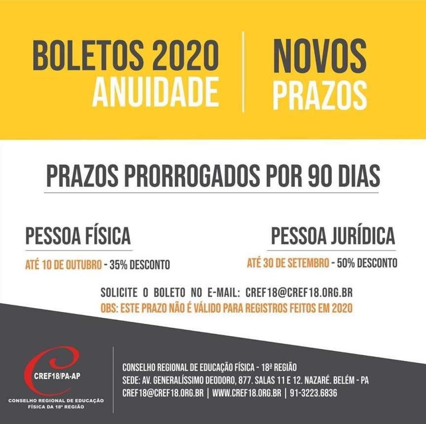 Cref-18 PA-AP avisa sobre os prazos dos&nbsp;Boletos