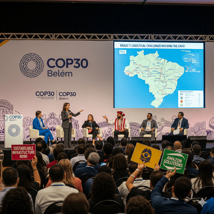COP30 em Belém terá debate sobre desafios logísticos do&nbsp;Brasil